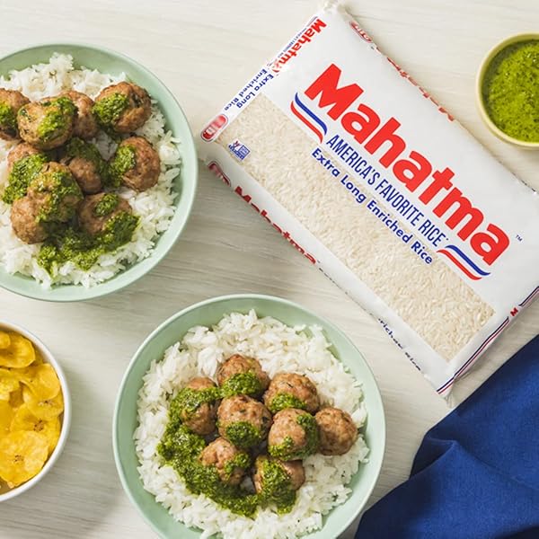 MAHATMA EXTRA-LONG-GRAIN RICE 5-POUND RICE BAG, GLUTEN-FREE AND NON-GMO WHITE RICE BULK BAG, 1 BAG OF RICE