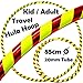 Kid's Hula Hoops -Quality Weighted Children’s Hula Hoops! Great for Exercise, Dance, Fitness & Fun! NO Instructions Needed! Same Day Dispatch! (Yellow/Red Glitter)