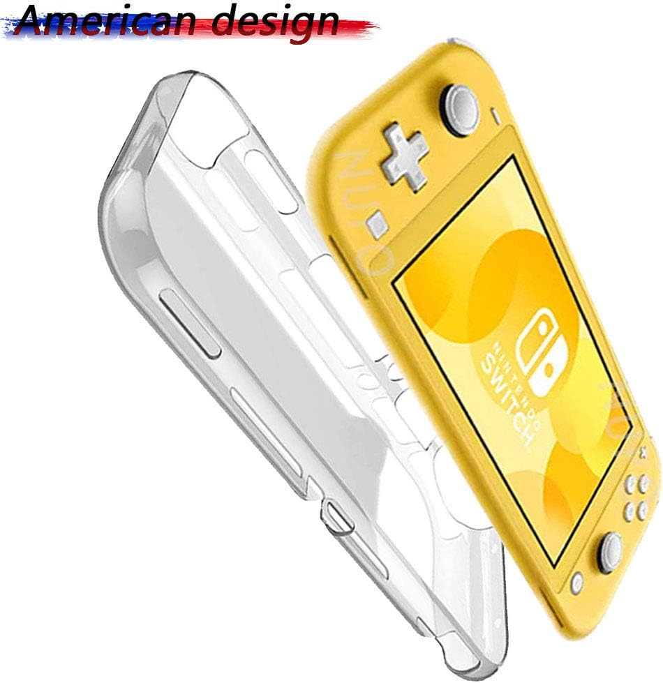 Nintendo Switch Lite Case - Crystal Clear Soft TPU Cover - Transparent Clear Back Silicone Case for Nintendo Switch Lite (Clear)