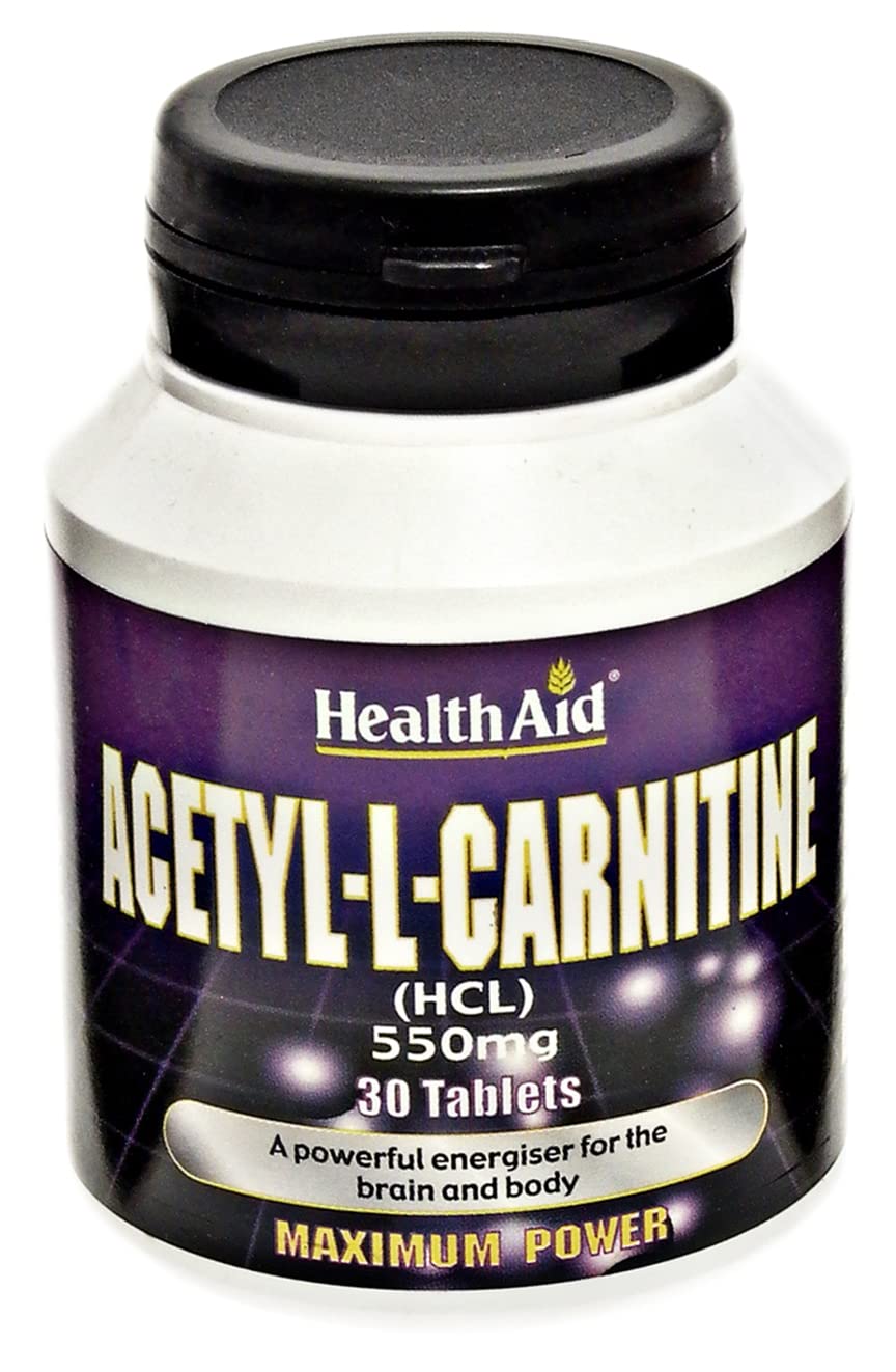 HealthAid Acetyl-L-Carnitine 550mg - 30 Tablets