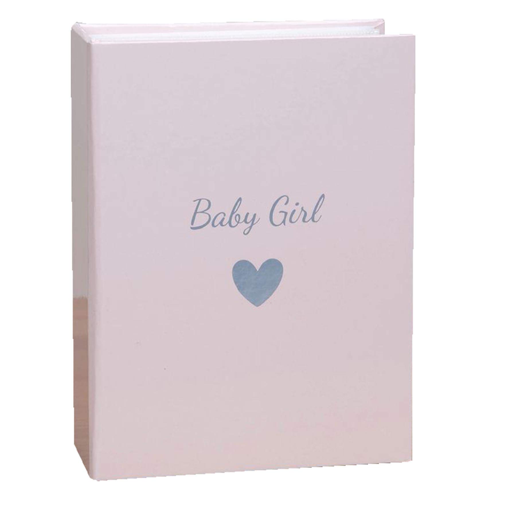 Widdop & Co Photo Album 80 4x6 Portrait Pictures - Pink Baby Girl Slip in Photos