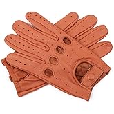 Sheepskin Leather Driving Gloves for Men (XX-Large)