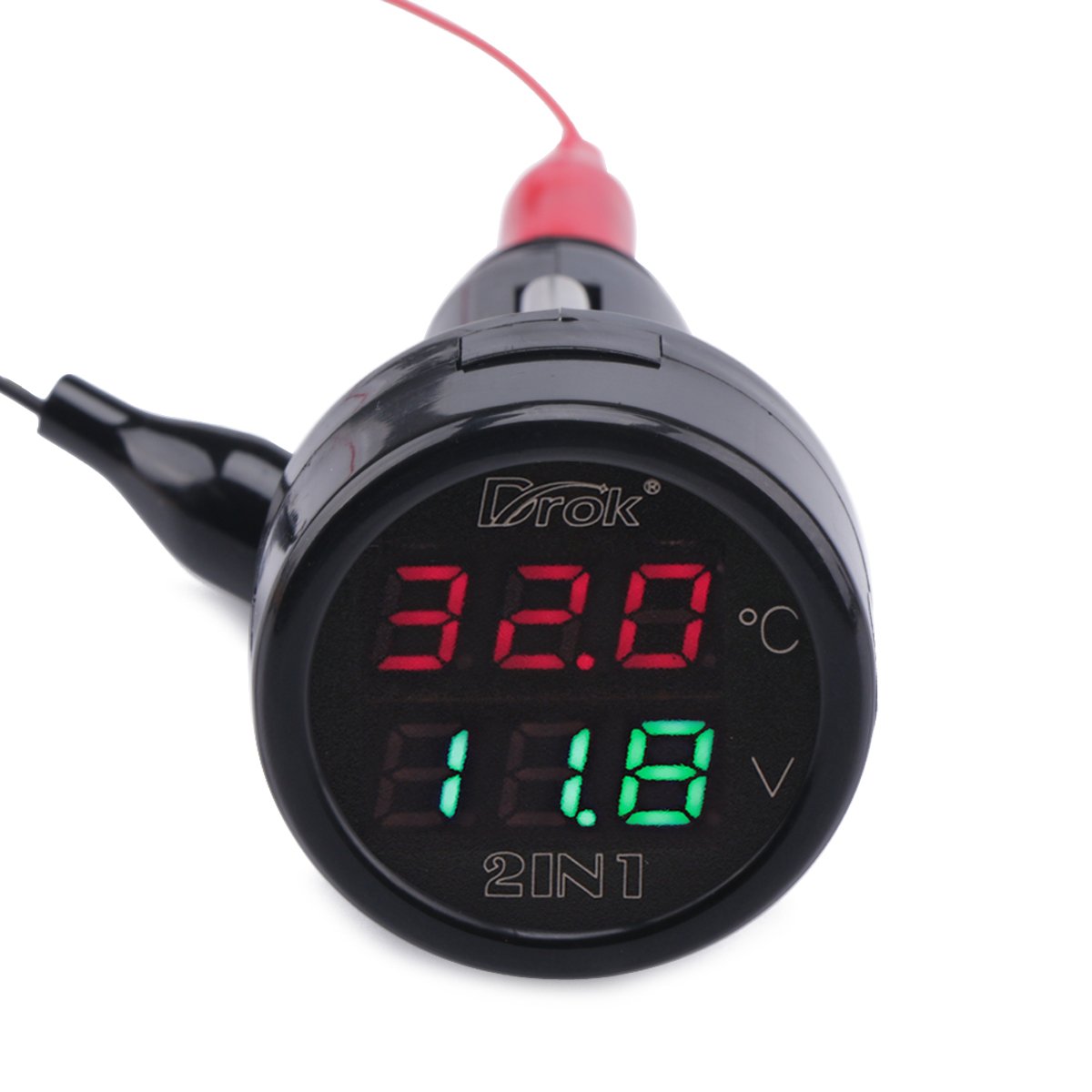 Droking Digital Volt Temp Multimeter 12 V Amazon.de Elektronik