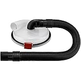 Dust Separator – High-Efficiency Cyclone Dust Separator, Low Profile Dust Separator Lid Fits Standard 5 Gallon Buckets, Wet & Dry Debris Compatible, Includes 90° Elbows & 2-1/2" Hose