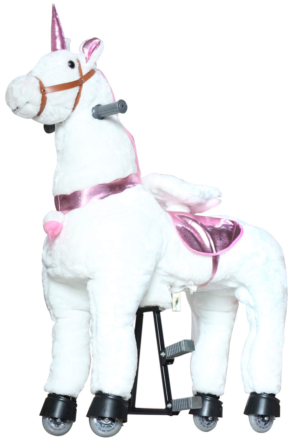 mechanical walking ride on unicorn
