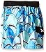 Maui & Sons Boys' Swim Trunk With Blue Shark Print