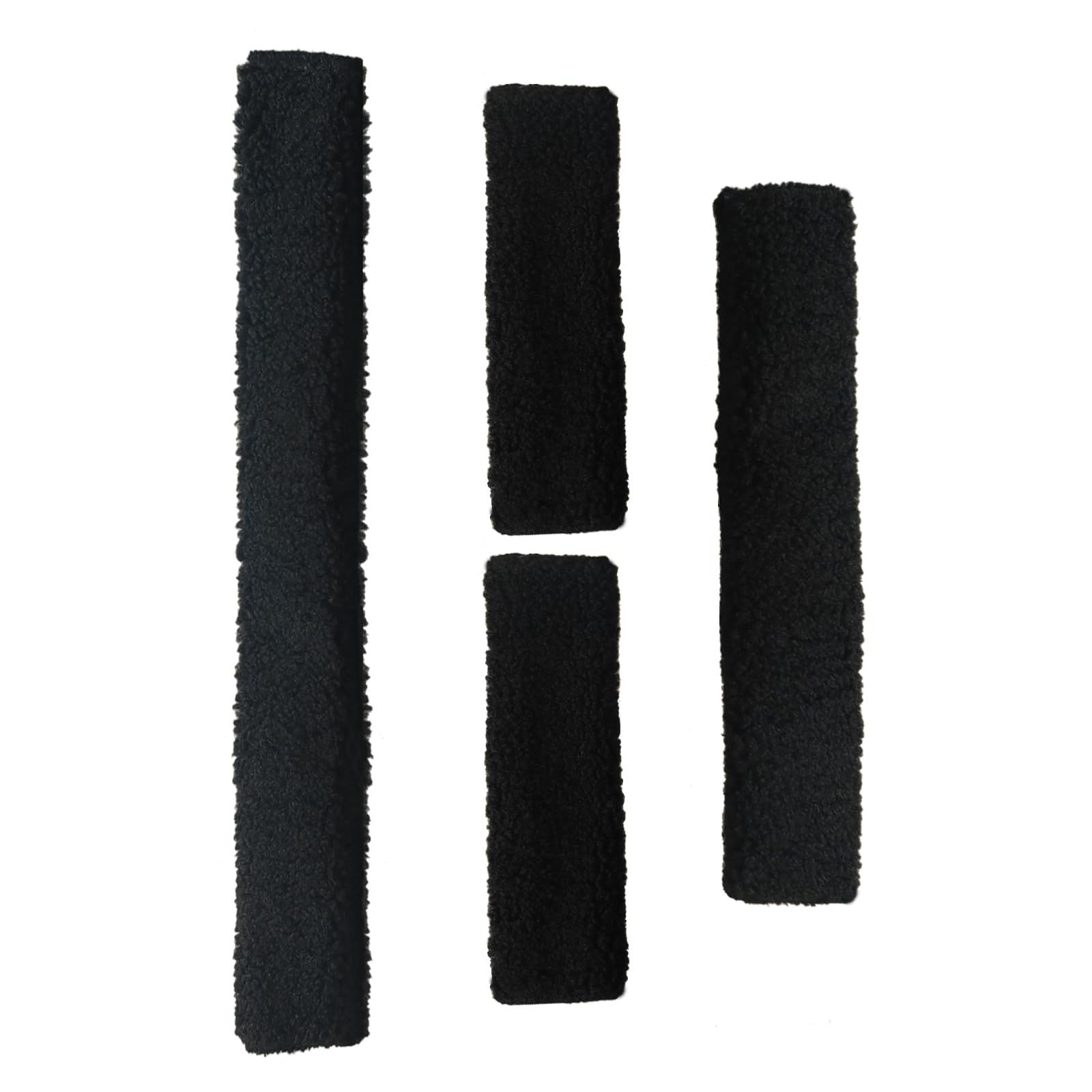 Photo 1 of DayoVortex Soft Fleece Horse Halter Cover - Prevents Horse Halter rubbing on Horse's face - Ideal for Fleece Halter Covers (4 PIC, Black)