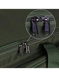 Dr.Fish   Bolsa de pesca, tamaño grande, con cremallera, impermeable, para el hombro, para pesca de carpa, camping, senderismo