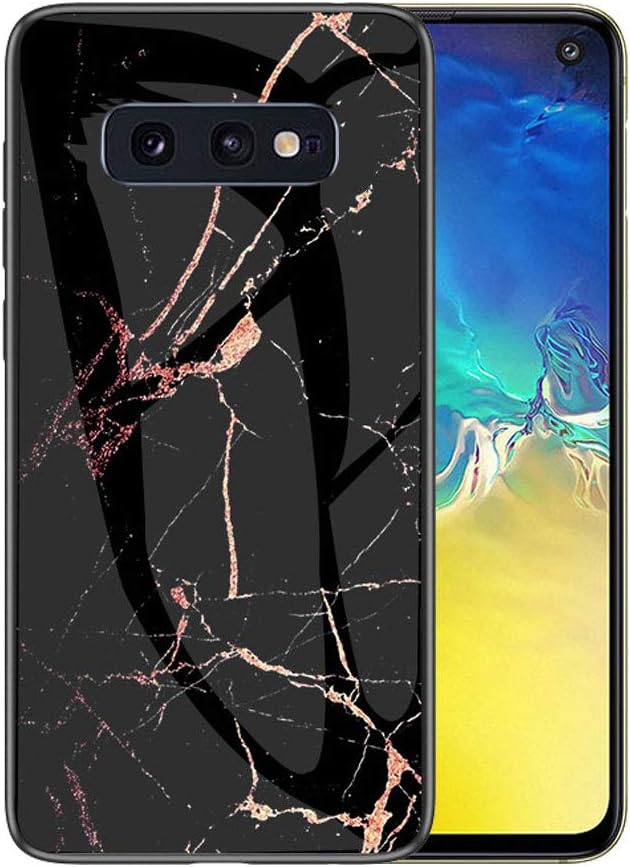 Heromiracle S10E S10Lite Case Compatible with Samsung Galaxy S10 Lite S 10 E Spun Gold Marble Glaxay Phone Cases Light Coque Gaxaly Ultra Fit Protective Skin 5.8 Inch (Gold and Black)