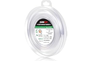 Chanzon 2:1 Ratio 15/64" (6mm) Heat Shrink Tubing 8Ft Roll (2.5M Total Length) Clear/Transparent Polyolefin Sleeving Wrap Shr