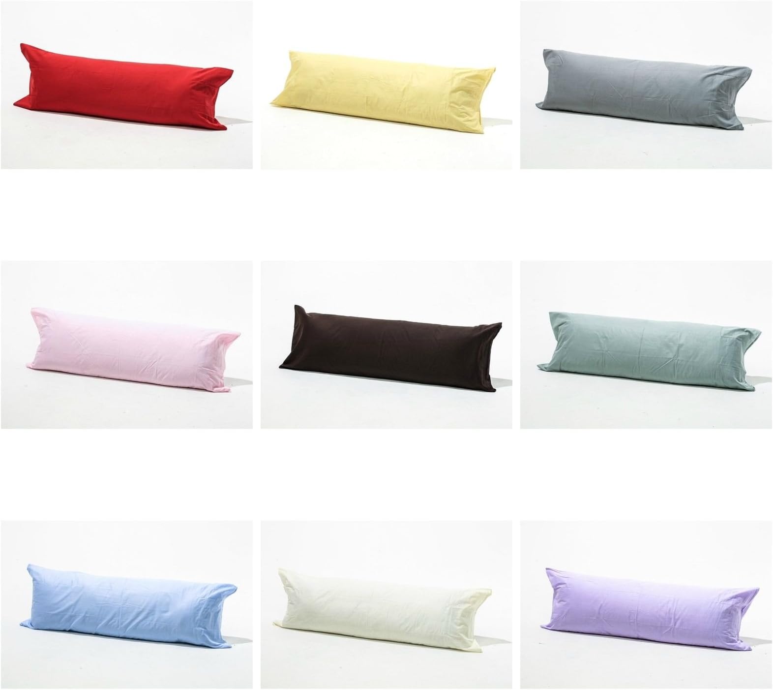 Ridas Bolster Pillowcases 100% Polycotton Blend product 6 Feet (72"), Cream