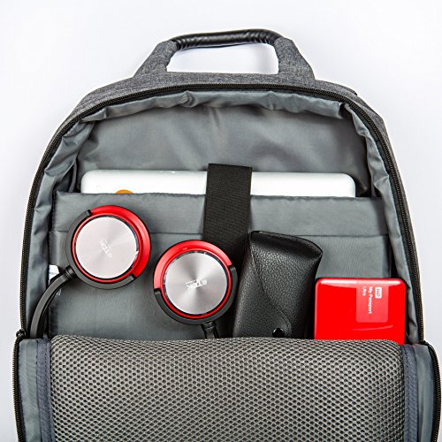 Slim Travel Laptop Backpack - Protective Water Resistant Padded Bag for School, Work, Business, Hiking, Top Quality and Super Durable Computer Case for Men and Women