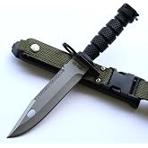 FARDEER supplies M9 Style Fixed Blade Knife, 12.8" Outdoor Survival Knife | Bayonet (Primary colors QBZ95) , field knife, survival knife, Utility knife, bushcraft knife, heavy‑duty camping knife