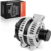 A-Premium Alternator, 12V 160A 6-Groove Pulley Clockwise | Compatible with Chrysler 200, Town &amp; Country &amp; Dodge Avenger, Grand Caravan, Journey &amp; Ram C/V &amp; Volkswagen Routan, V6 3.6L