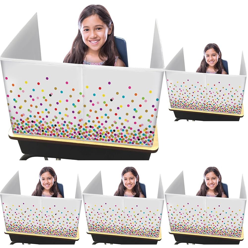 Teacher Created Resources Confetti Classroom Privacy Screen (TCR20345) (Pack of 5) Image