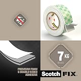Scotch FIX Interior Mounting Tape 19mm x 5m White Holds Up to 7 kg view 7