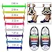 Talent Fashion Kids/Adults Multicolor Tieless Elastic Silicone No Tie Shoelaces Waterproof Rubber Flat Running Shoe Laces for Sneakers Board Shoes Casual Shoes and Boots Adult Rainbow