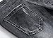 DANT BULUN Men's Ripped Slim Straight Fit Moto Biker Jeans with Zipper Deco (32, Black)