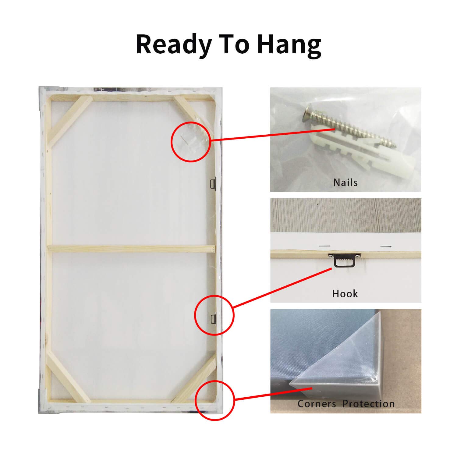 Brooklyn Bridge Canvas Wall Art: Skylines Reflections in New York Artwork for Office Living Rooms(40”x20”)