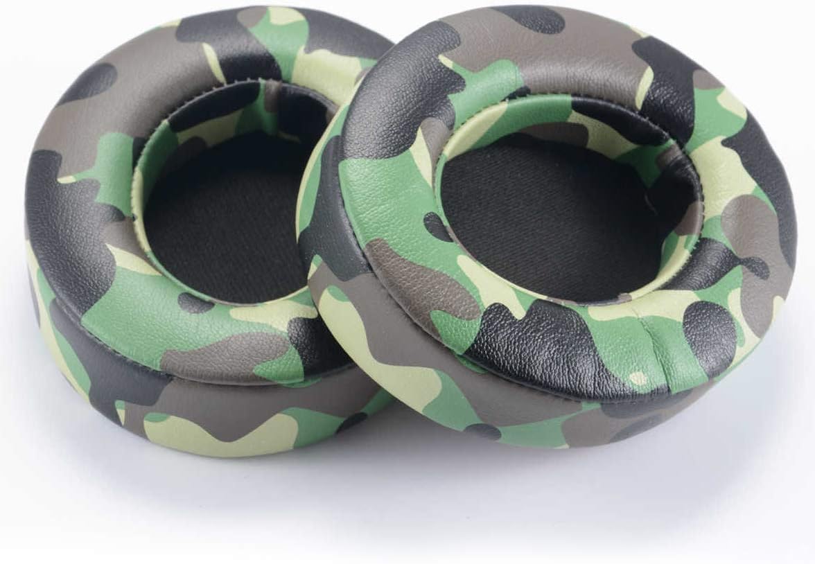 Miayaya Replacement Ear Pads Cushions For Beats Studio 2.0 Wired/Wireless B0500 B0501 Headphone & Beats Studio 3.0 Headphone Ear Cup Earmuffs Earpads (Army Green)