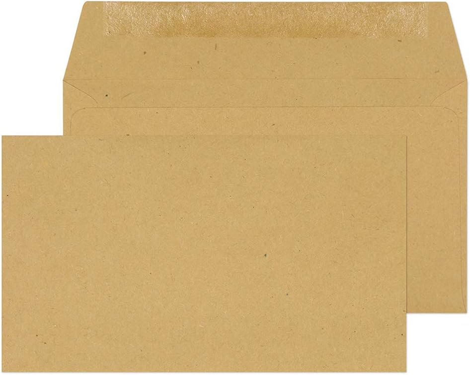 Blake Purely Everyday 89 x 152 mm 70 gsm Wallet Gummed Envelopes (13770) Manilla - Pack of 1000, Manilla | 70 gsm