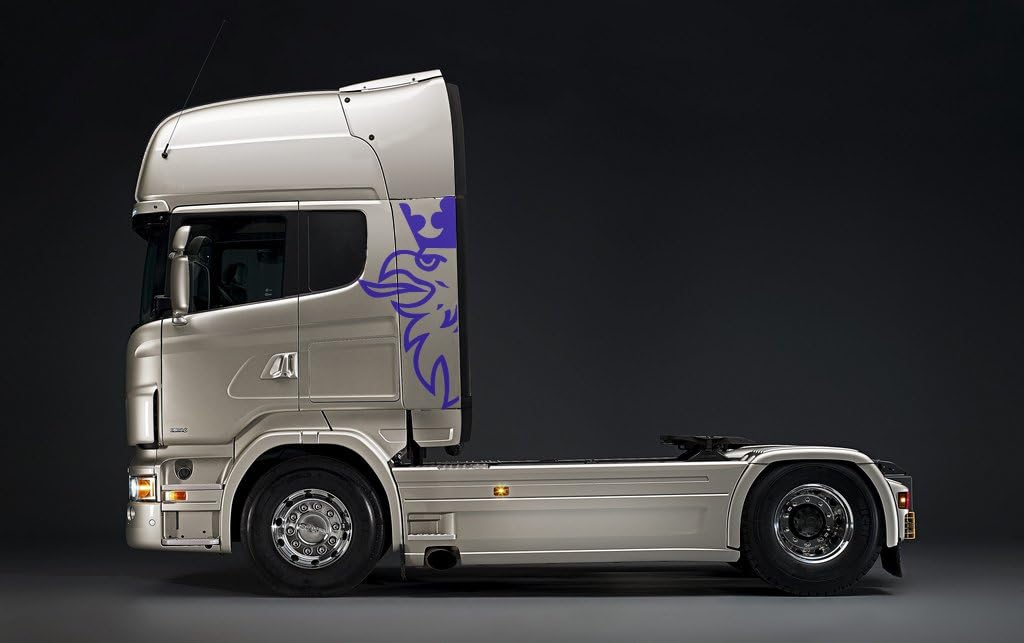 Scania Truck Large Stickers - 5 color - 150cm x 71cm (Blue)