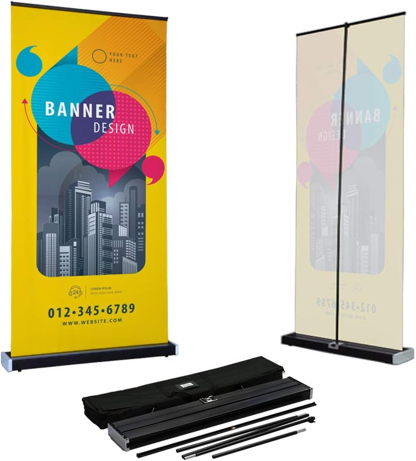 Amazon Com Vispronet 39in X 96in Retractable Banner Stand