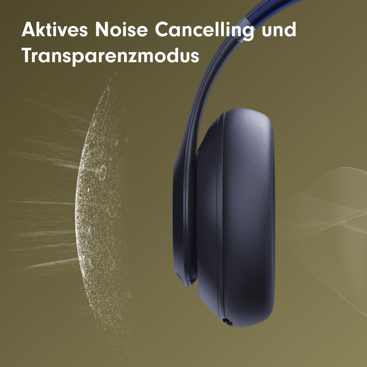 Beats Studio Pro – Komplett Kabellose Bluetooth Noise Cancelling Kopfhörer – Personalisiertes 3D Audio, USB-C verlustfreies Audio, Apple & Android Kompatibilität- Navy 2