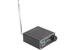 AUNMAS Full Band Radio Receiver, FM Scanner FM MW SW SSB LSB USB Scanner Portable with Antenna SI4732