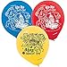 Design Ware Amscan AMI 111288 Jake and The Pirates Balloons for Party, 6 Pieces, Latex, Jake & Never Land Pirates birthday party, 12