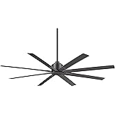 Minka Aire Xtreme H2O - 65-inch Ceiling Fan F896-65-SI, Smoked Iron, Reversible with Remote Control