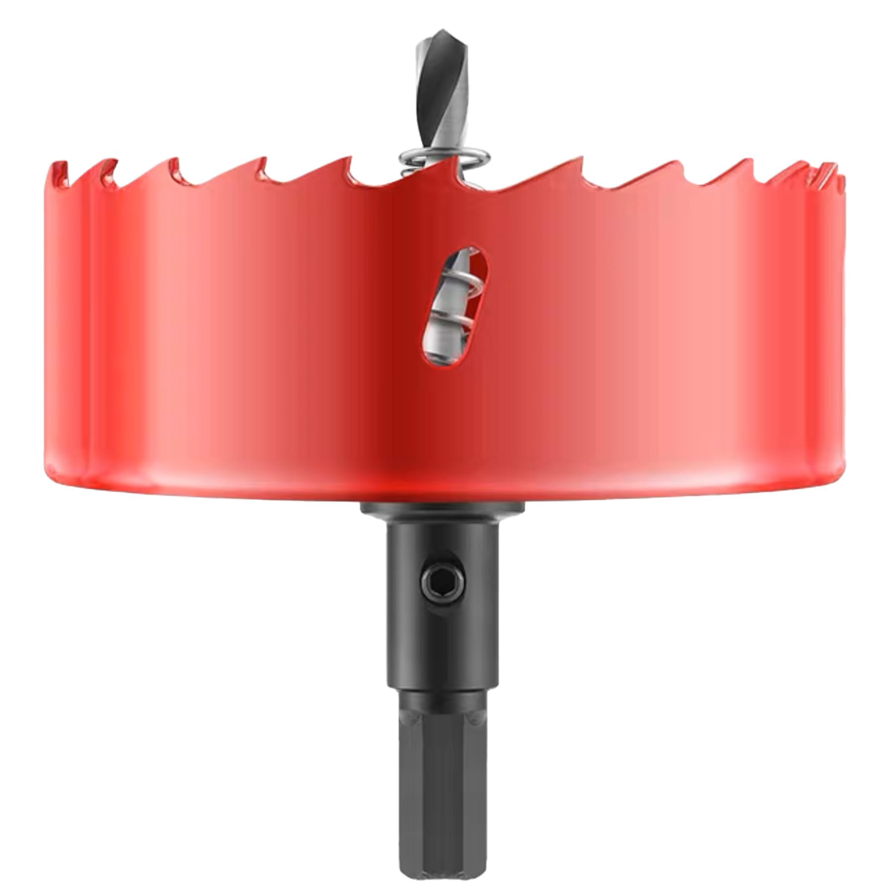 LEPEVNEY 4.13"/105mm Hole Saw Cutter HSS Bi-Metal Hole Saw Drill Bit for Wood Plastic Aluminum, Electric Drill Tool for Drilling Wood Boards, Soft Metal Sheet, Drywall and Plastic (4 1/8 Inch)
