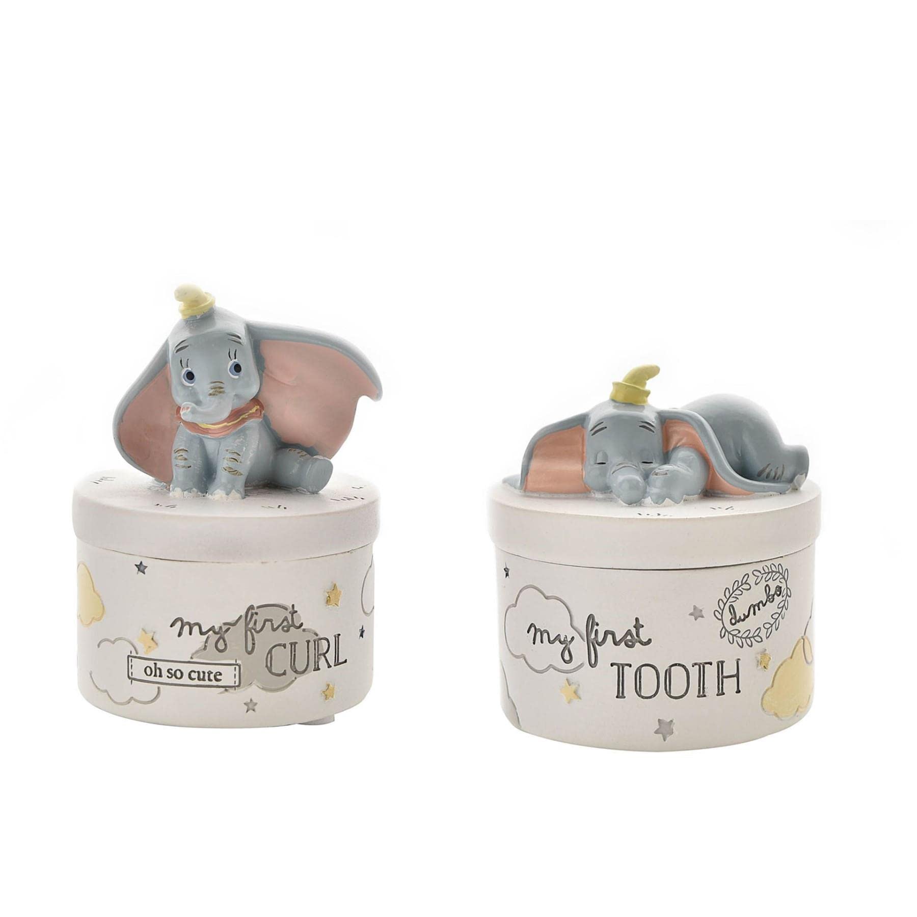 Widdle Gifts Ltd Disney Baby First Tooth/Curl Trinket Boxes - Dumbo 5519