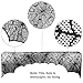 Luditek Halloween Decorations Halloween Fireplace Decor Spiderweb Mantle Scarf Cover Festival Party Supplies 18” x 96” Indoor Outdoor