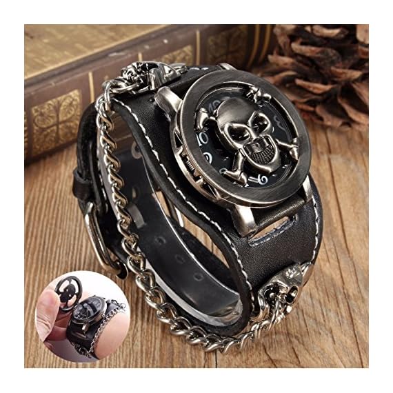 Qingdao-Women-Men-Fashion-Black-Punk-Rock-Retro-Chain-Watches-Skull-Leather-Wristwatch-Vintage-Punk-Gothic-Skull-Case-Leather-Band-Bracelet-Christmas-Birthday-Friends-Gifts