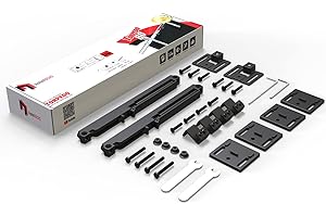 DIY Barn Door Soft Close Mechanism Spring Buffer Damper Hole-Free Sliding Barn Door Hardware Adjustable Door Stoppers (Torped