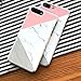 iPhone 8 Plus Case, iPhone 7 Plus Case, Jwest Marble Design Pink Geometric Anti-Scratch &Fingerprint Shock Proof Thin Non Slip Matte Back Hard Protective Cover for Apple iPhone 7 Plus/iPhone 8 Plus