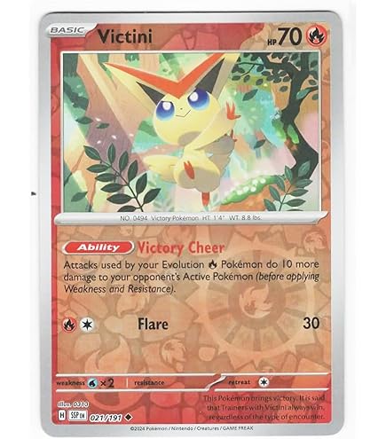 Amazon.com: Pokemon TCG/Victini/Tag All Stars (SM12a-020