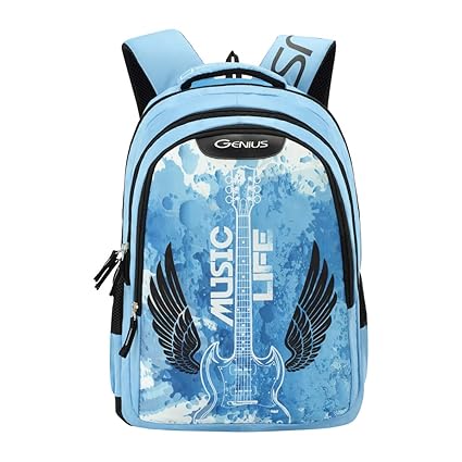 Genius 32 Ltrs Blue Casual Backpack (HARDROCK19SBBLU)