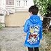 Nickelodeon Paw Patrol Boys Waterproof Hooded Blue Rain Slicker - Size 6-7 Years