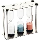 Teabloom Tea Timer - 2 Minutes for Light-Strength White/Green Teas, 3 Minutes for Medium-Strength Black/Oolong Teas, and 5 Minutes for Full-Strength Black/Oolong/Herbal Teas