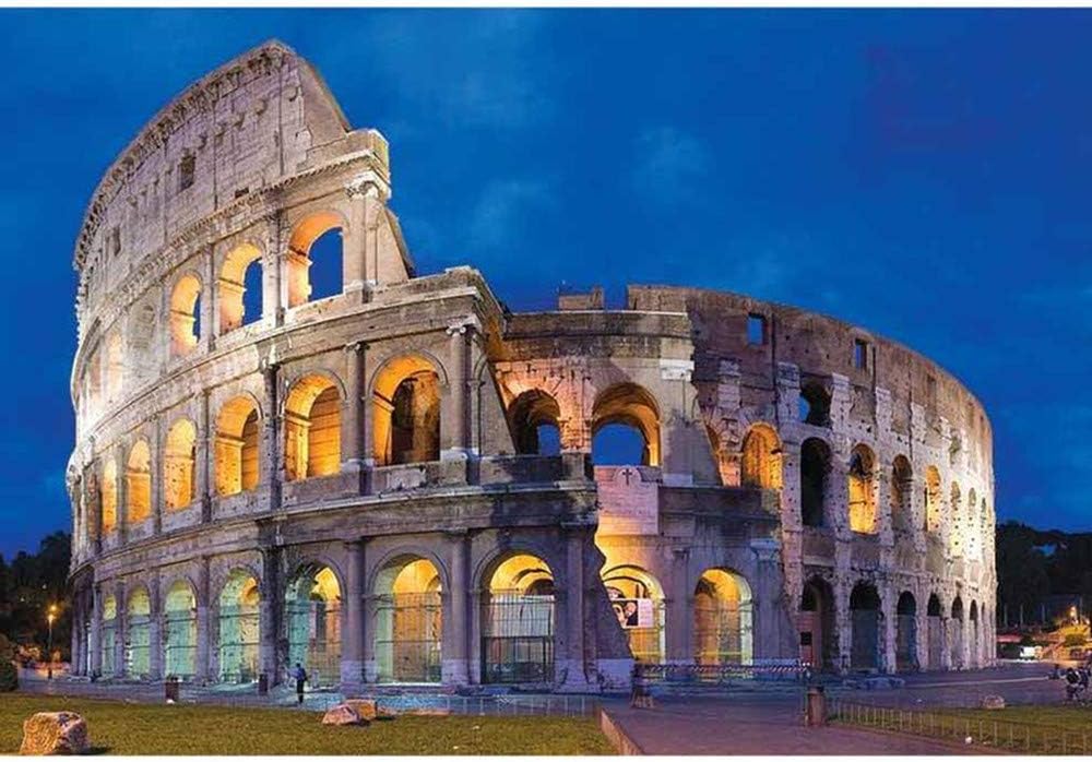 1000 Pieces Jigsaw Puzzles for Adults - Colosseum Jigsaw Puzzles 19.68'' x 29.52'' –Every Piece is Unique