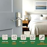 HANDLESTORE Victorian Scroll Door Handle Pack Polished Chrome Finish Pair view 4