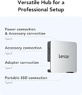 Lexar Professional Go Portable SSD Hub 2TB USB 3.2 Gen 2 IP65 ProRes view 6