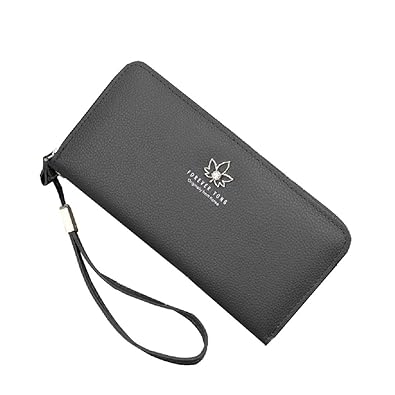 SYGA New Womens Beautiful Wallet Long Mobile Phone Bag Ladies Zipper Leather Wallets Hand Clutch Card Holder