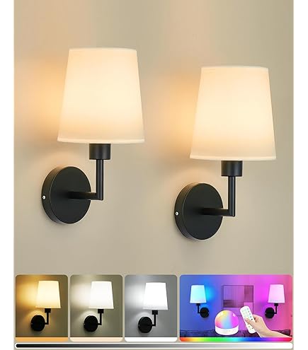 HONWELL Wall Lamp Rechargeable Battery LED Wall Sconces Indoor Multi Color Wall Sconce Light Fixture For Room Lighting, Stick Lights For Kitchen - View #5