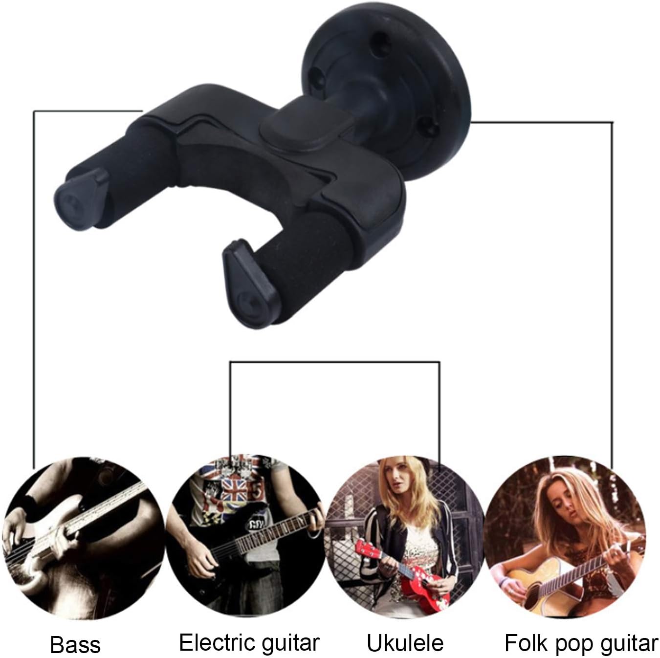 Sale Online Oyel Guitar Hanger Wall Hook Holder Stand Guitar Wall Mount Hanger For Bass Electric Acoustic Guitar Ukulele Quality Assurance Staging Elektroheizung Com