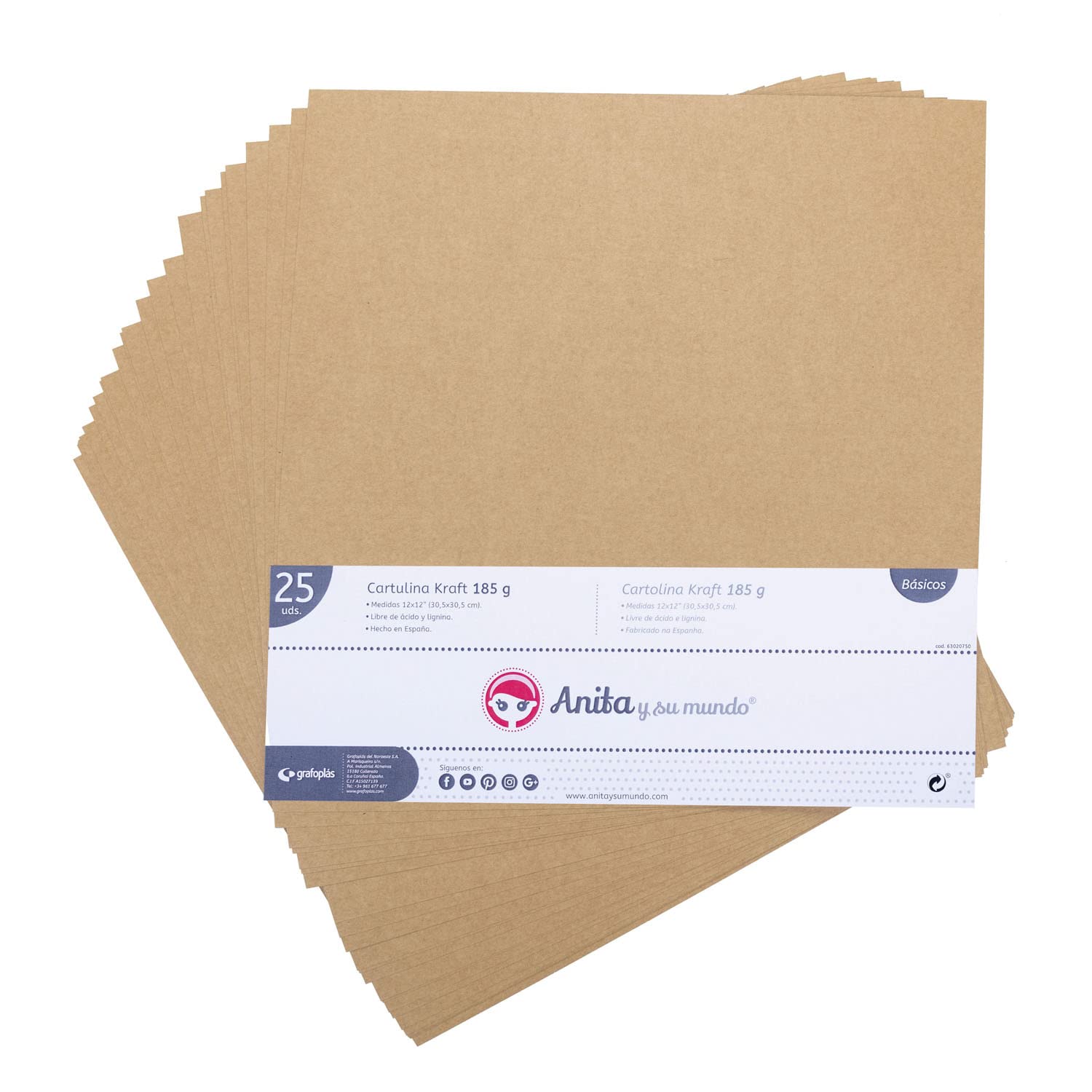 Anita and Su World Full Paper Kraft Scrap