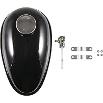 Réservoir D'essence De Rechange Pour Vélo Motorisé 50cc à 125cc – Robinet Carburant 14 Mm – Métal Et Plastique Durable