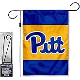 Pittsburgh Panthers Garden Banner Flag with Stand Pole Holder